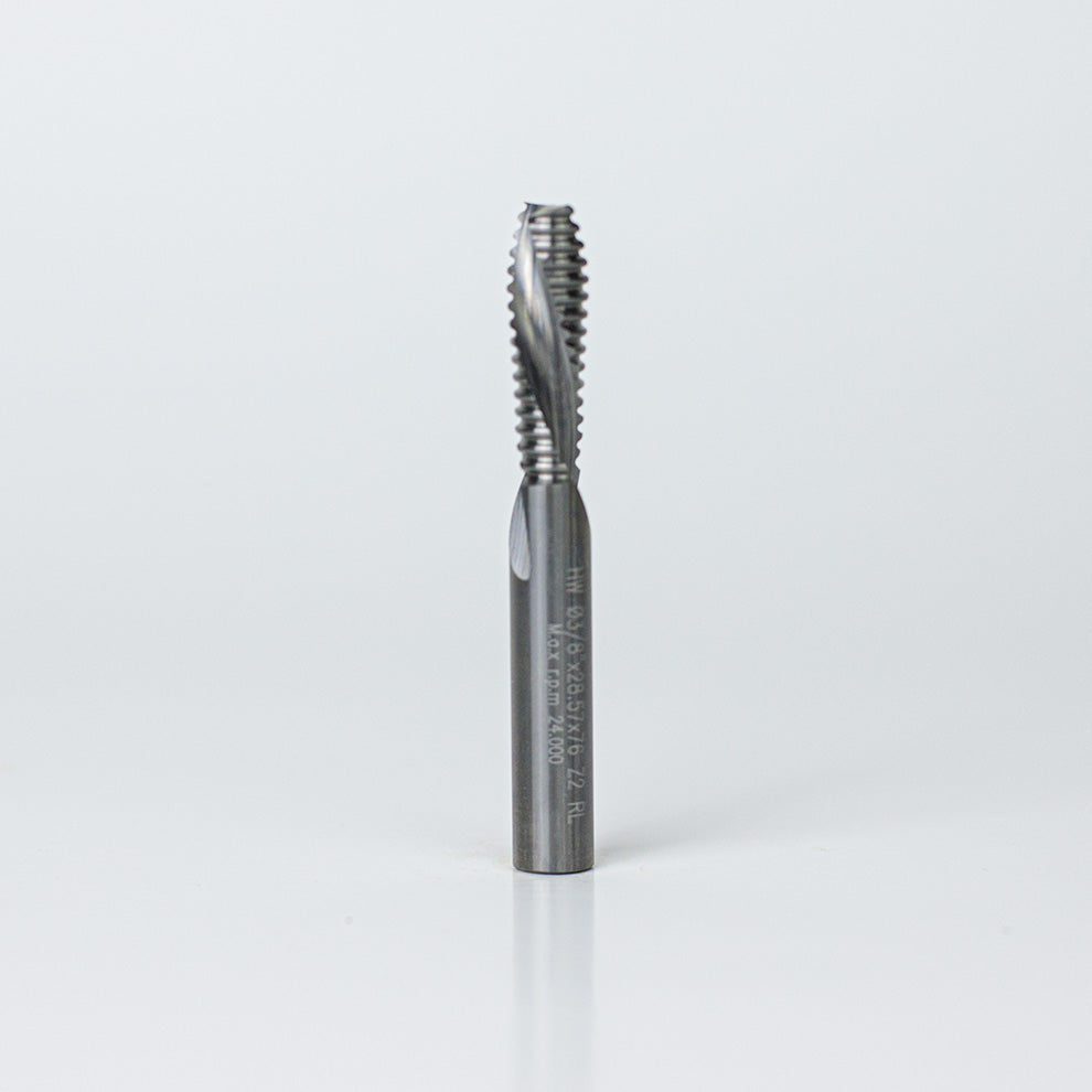 Solid Carbide CNC Router Bit 3/8" Compression RH image 0