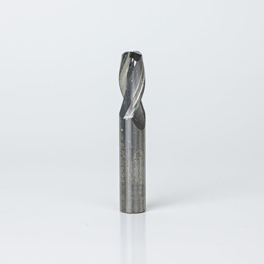 Solid Carbide CNC Router Bit 1/2" Up Spiral Flat Bottom RH image 0