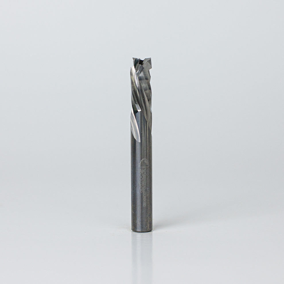 Solid Carbide CNC Router Bit 3/8" x 7/8" x 3+3 Flutes Mortise Compression image 0