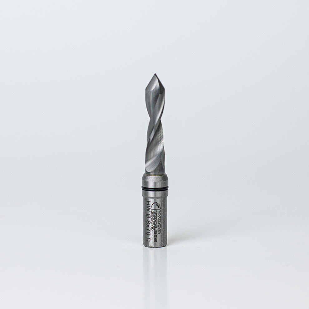 Solid Carbide Thru Hole Bit RH 8mm x 35mm image 0