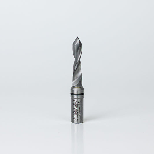 Solid Carbide Thru Hole Bit RH 8mm x 35mm image 0
