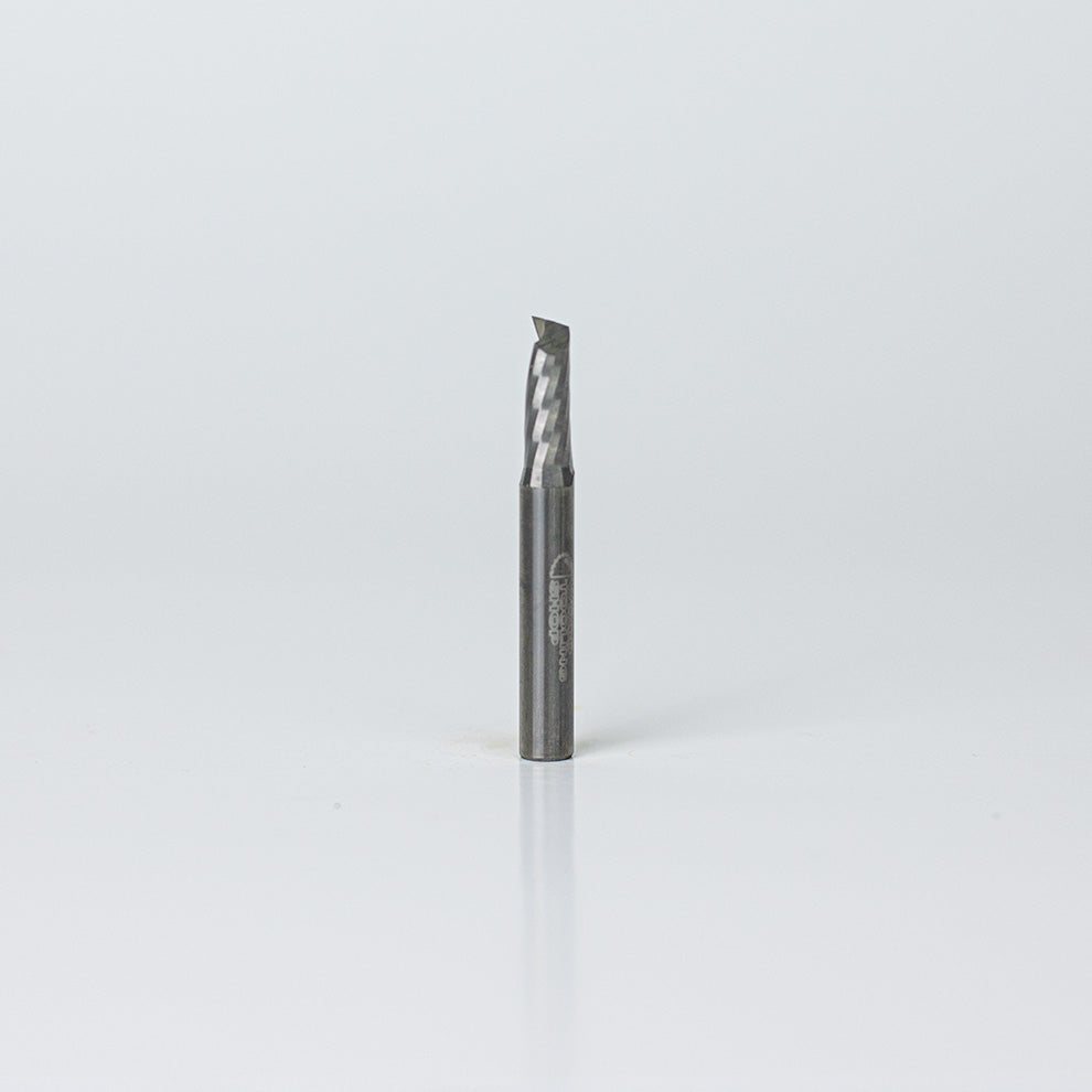 Solid Carbide CNC Router Bit 1/4" Up Spiral RH image 0