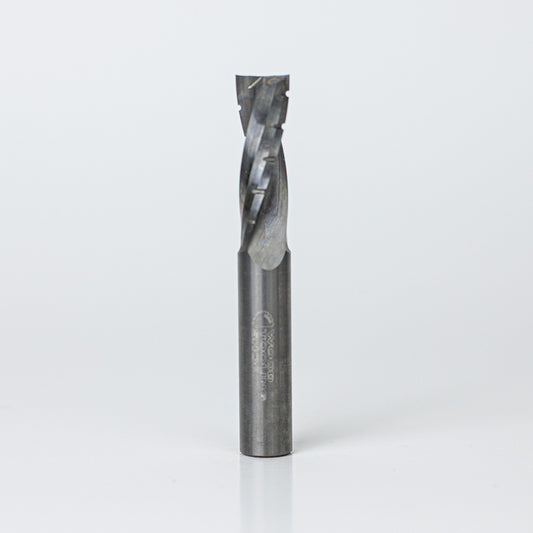 Solid Carbide CNC Router Bit 1/2" x 1-1/2" Up Spiral Chip Breaker RH image 0