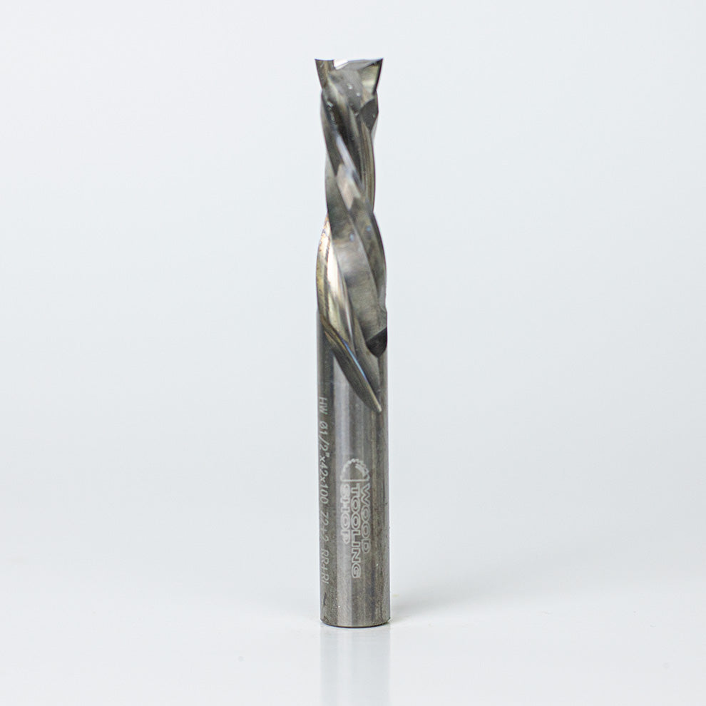 Solid Carbide CNC Router Bit 1/2" x 1-5/8" Standard Compression RH image 0