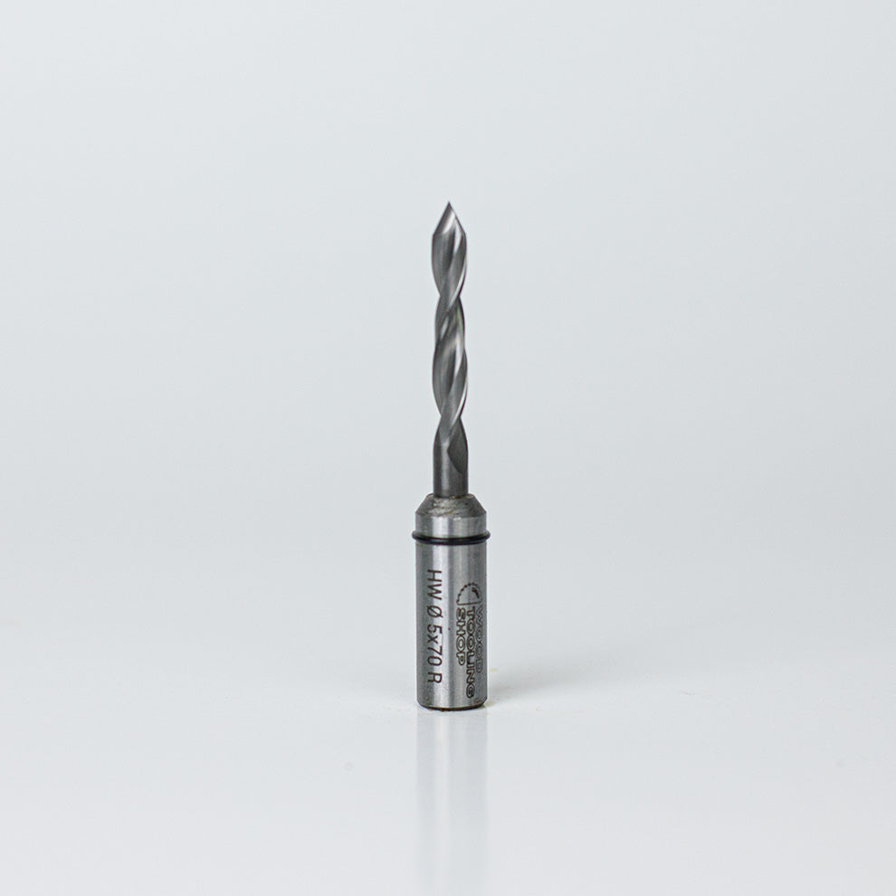 Solid Carbide Thru Hole Bit RH 5mm x 35mm image 0