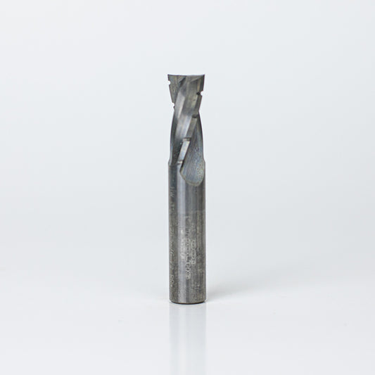 Solid Carbide CNC Router Bit 1/2" x 1-1/8" Up Spiral Chip Breaker RH image 0