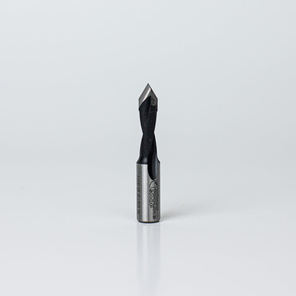Carbide Tipped Thru Hole Bit RH 8mm x 25mm image 0